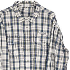 Field & Stream Men's 2XL Plaid Fishing Shirt Vented Long Sleeve Outdoors XXL‎